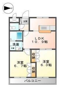【間取り】 | メゾン　ドゥ　プロヴァンス