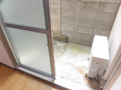 ビレイユ真英四条柳馬場のバルコニー