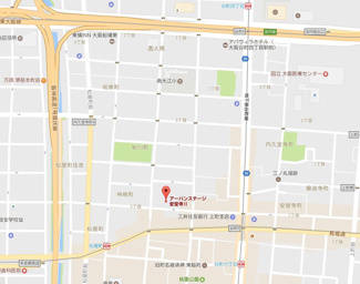 【地図】 | アーバンステージ安堂寺Ⅱ