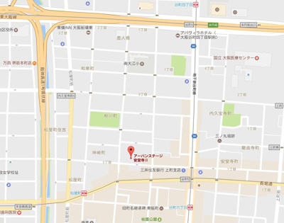 【地図】 | アーバンステージ安堂寺Ⅱ