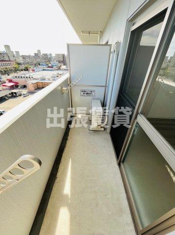 仲介手数料0円ドゥナーレ辻町のバルコニー