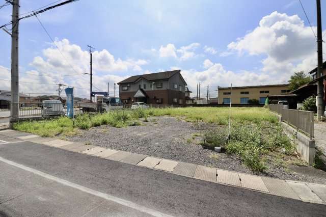 足利市八椚町の売地の外観