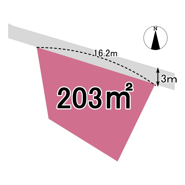 売土地　伊豆市八木沢の土地図|土地図です。
