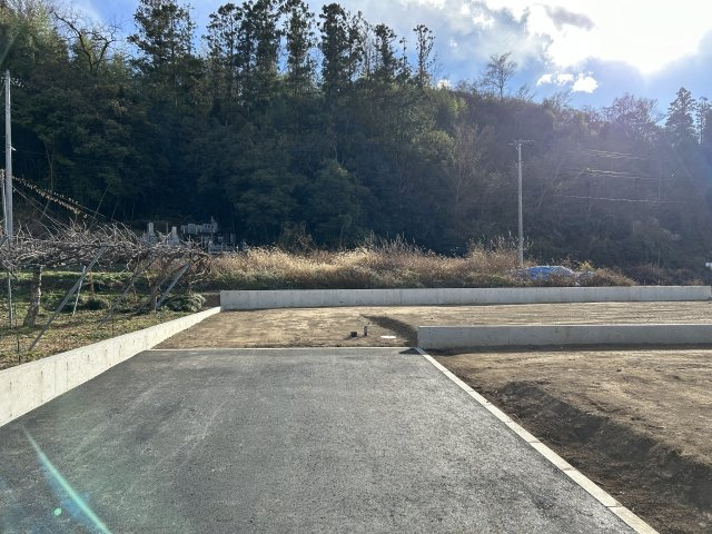 【前面道路含む現地写真】 | 富岡市上高瀬分譲地
