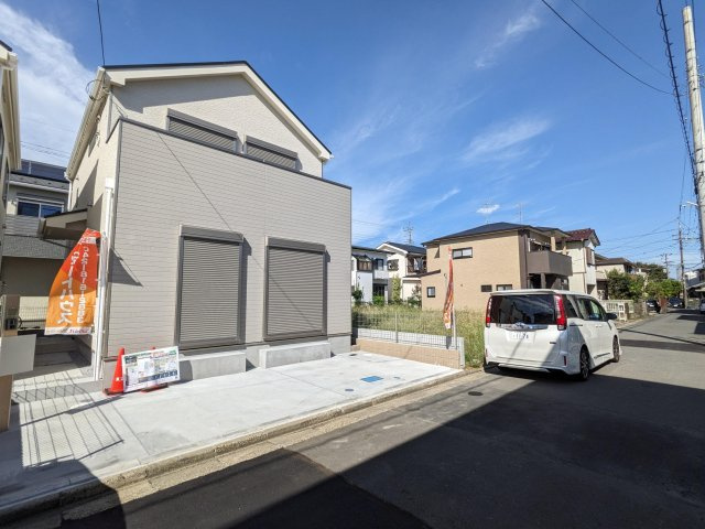 妻田東２丁目　新築の外観|2023年９月25日撮影