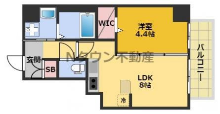【間取り】 | エステムプラザ名古屋D.C.2027 | 間取りです。