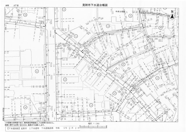 本町2丁目109-5土地の地図