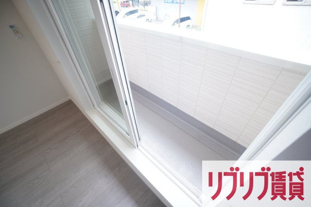 DCR若松町のバルコニー