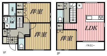 DCR若松町の間取り