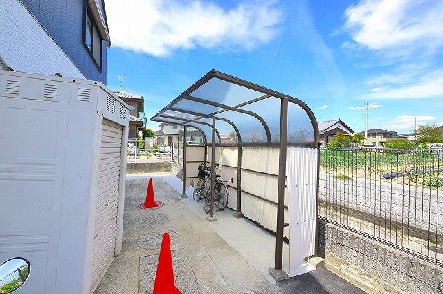 エクセル木津のその他共用部分|駐輪スペースです。