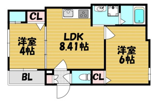 【間取り】 | グラッドハイツ