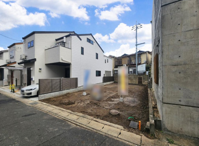 【前面道路含む現地写真】 | 嵯峨折戸町　新築戸建