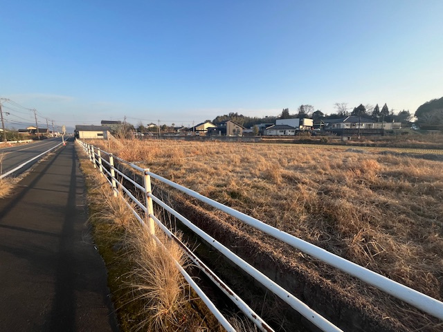都城市乙房町の売地の外観