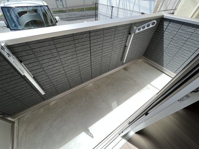 神戸市東灘区魚崎南町７丁目のハイツのバルコニー
