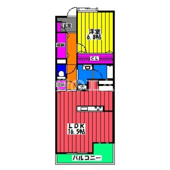 【間取り】 | グランデ東雲 | グランデ東雲の間取り
