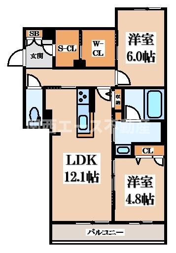 【間取り】 | Sha Maison ゆたか