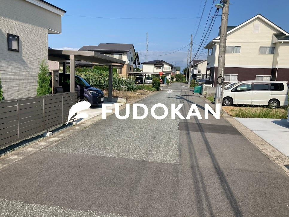 山形市宮町建売住宅第５【１号棟】の前面道路含む現地写真|前面道路になります。