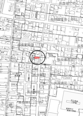 中古住宅　長良城西町1丁目の地図