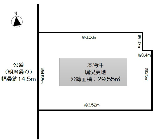 【土地図】 | 北砂3丁目売地