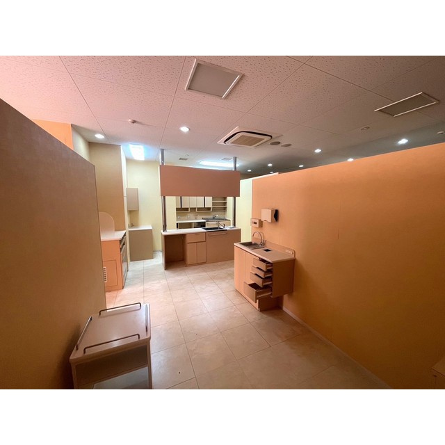 本巣市政田の店舗事務所の内装