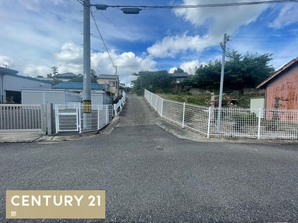 海南市木津の売地の前面道路含む現地写真|交通量の少ない閑静な住宅街です