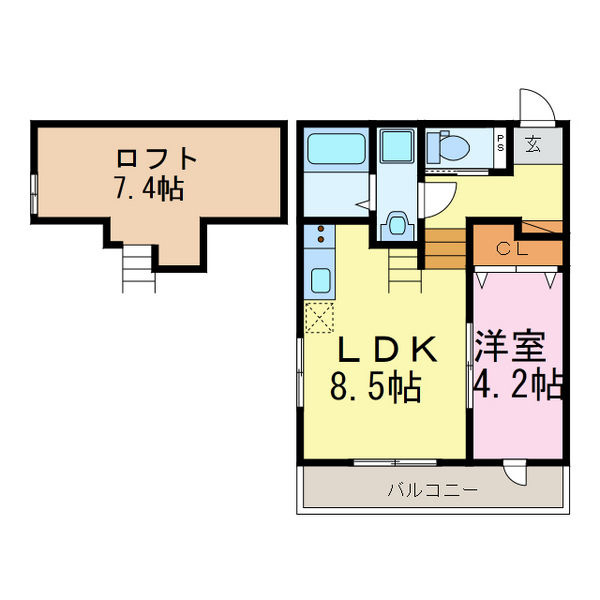 リッシュ常滑の間取り