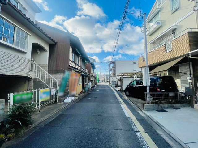 太秦安井馬塚町の前面道路含む現地写真