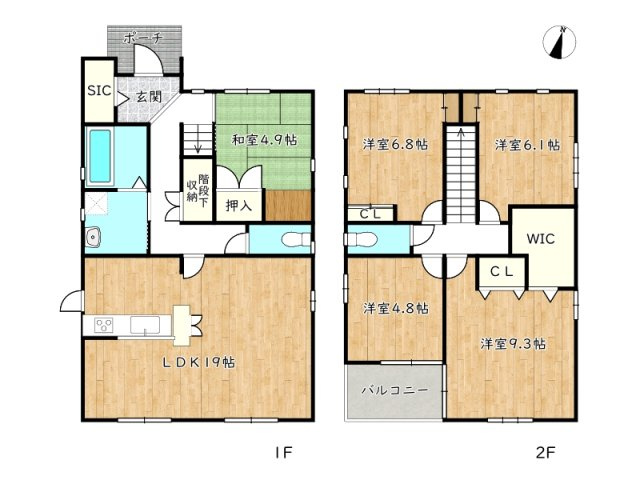 【間取り】 | 姫路市町坪／中古戸建