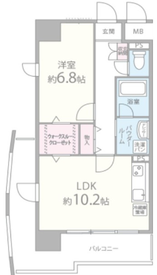 【間取り】 | グランドゥール敷津