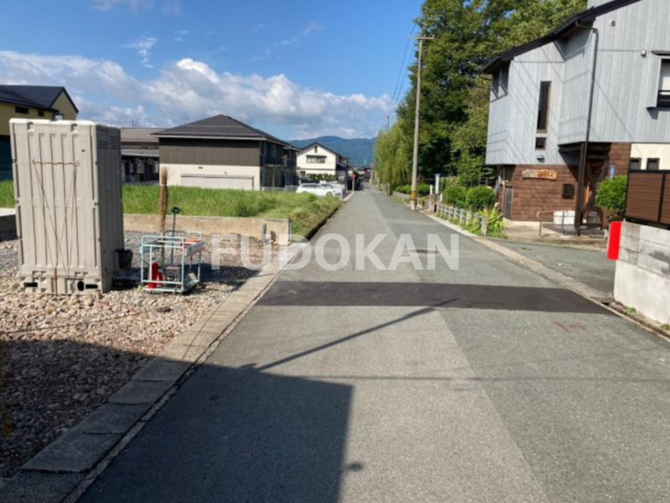 山形市鳥居ケ丘建売住宅第1【2号棟】の前面道路含む現地写真|前面道路になります。