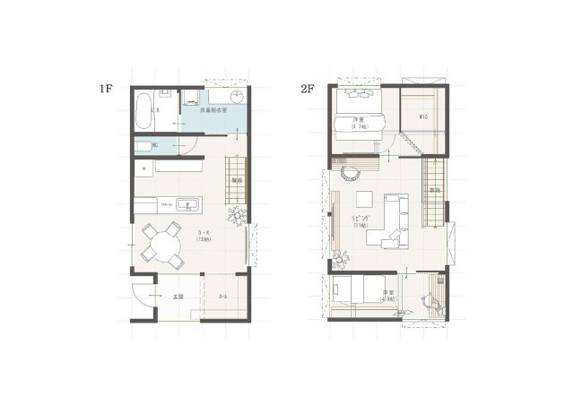 新居浜市中村松木分譲の参考プラン