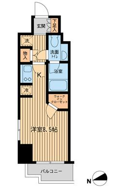 ファインアドレス新御徒町の間取り|ファインアドレス新御徒町の間取りです