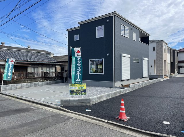 リーブルガーデン．S　行田佐間第２　の外観|１号棟現地外観（2023年10月10日）撮影