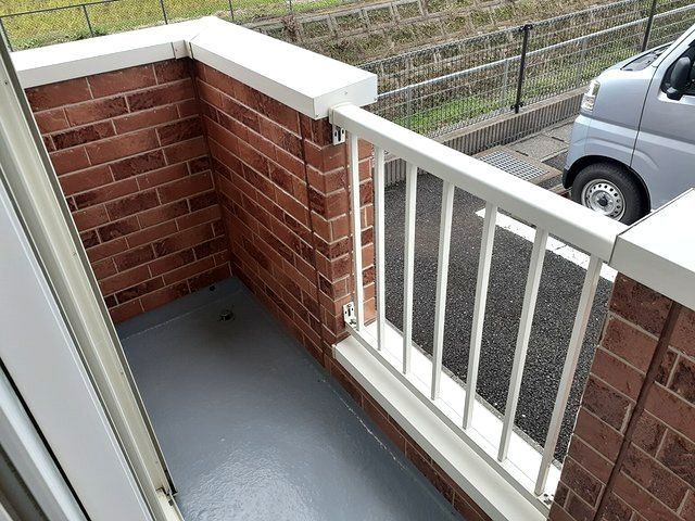 メゾンラルジュBのバルコニー