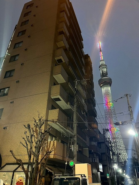 向島パークハイツの外観