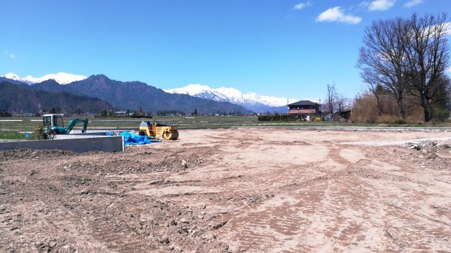 【土地】松川村　赤芝東部分譲地の外観