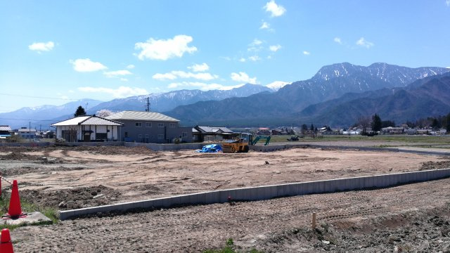 【土地】松川村　赤芝東部分譲地の外観