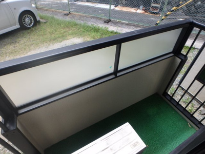 【バルコニー】 | エスポワール岡田 | 陽当たり良好なバルコニーです