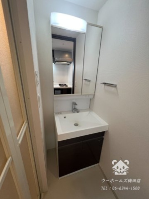 【独立洗面台】 | エステムコート中之島GATEⅡ | 独立洗面台で身支度をすべて済ませてしまいましょう