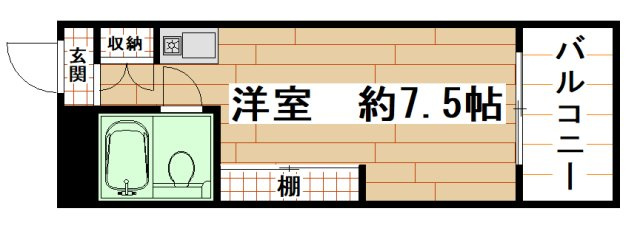 ロフティ岡田の間取り
