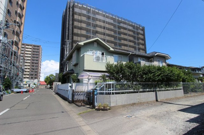 【前面道路含む現地写真】 | 名取市手倉田 | 南西角地