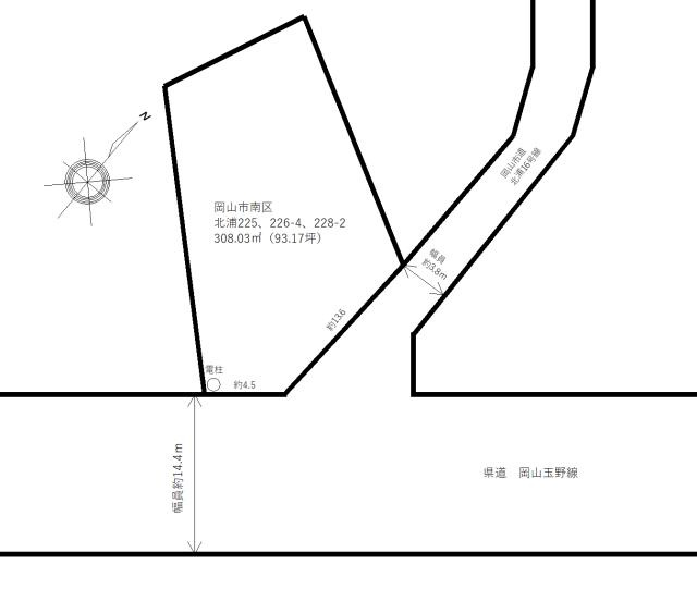【土地図】 | 南区北浦土地