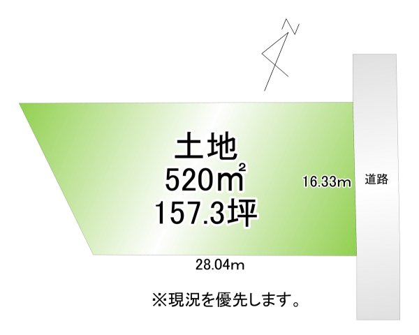 飯綱町高坂土地　サニーハイランド内の土地図