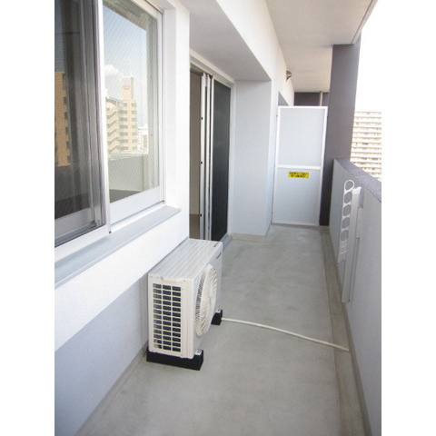 熊本市中央区水前寺３丁目の賃貸マンションのバルコニー