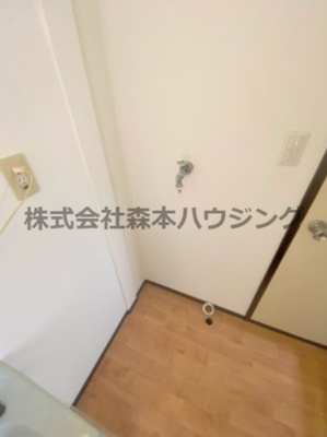 【設備】 | 　石橋ハイツB | 室内洗濯機置き場です