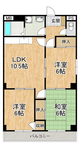 【間取り】 | メゾン宮阪