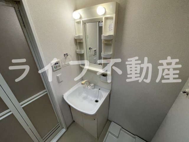 CASSIA高井田North Courtの洗面所|忙しい朝には欠かせない洗面所です