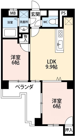 【間取り】 | コメルスⅤ