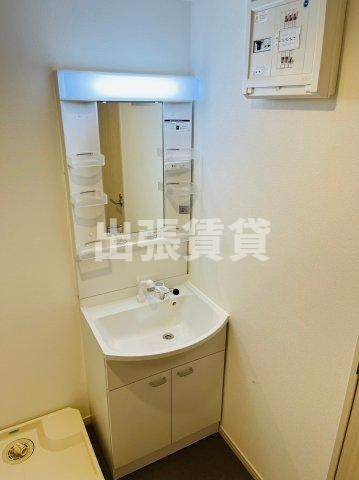 仲介手数料0円ベネフィス港楽の洗面所