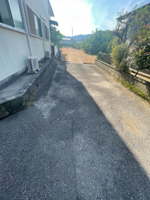 【前面道路含む現地写真】 | 愛媛県今治市高橋 畑・農地用地